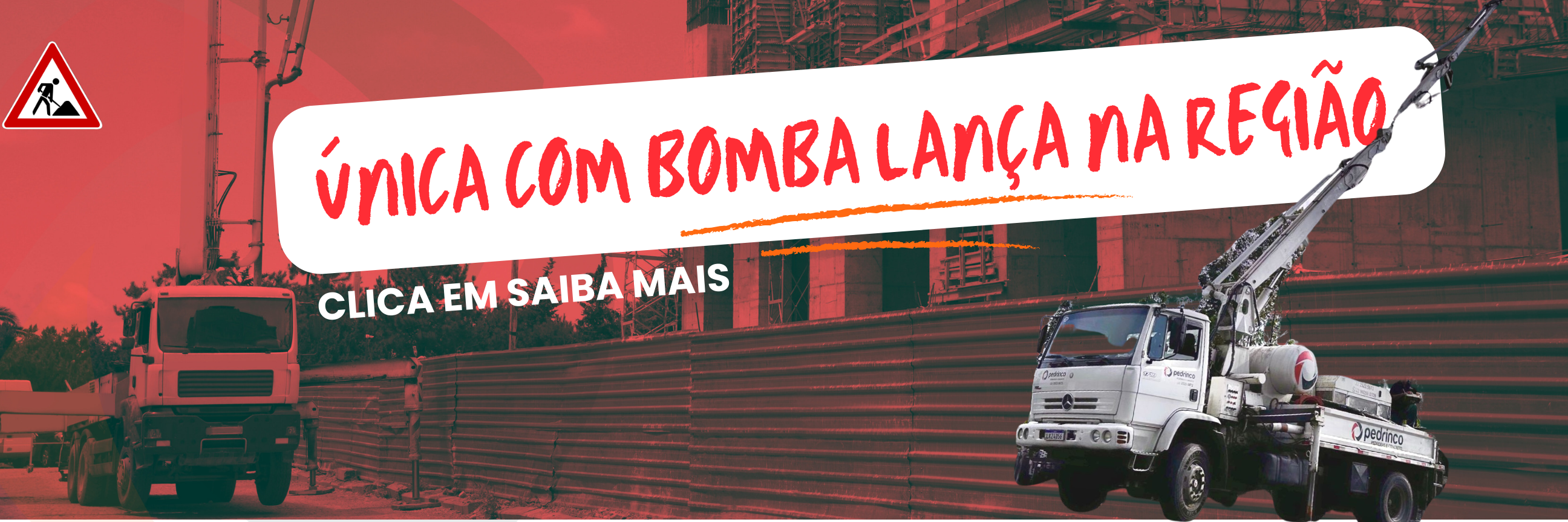 Única com bomba lança na região